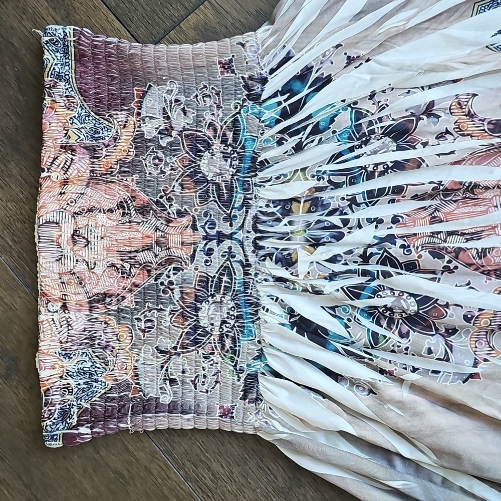 BOHO STRAPLESS DRESS - Picture 4 of 10